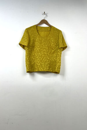 Blusa Amarilla lunares vintage